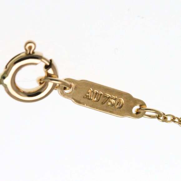 TIFFANY 18k Gold Diamond Heart Necklace